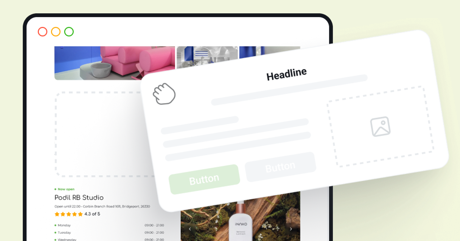 💥 Voeg uw eigen blokken toe aan de website